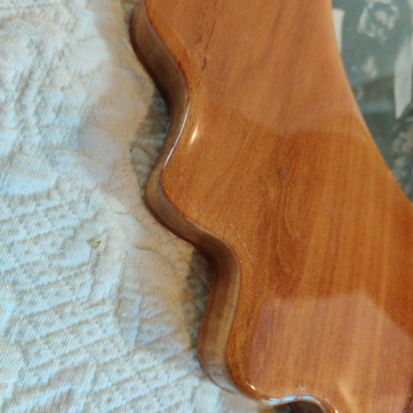 Vintage Cheyenne Native American Wolf Robe Photo In Handmade Wood Frame - Picture 4 of 12